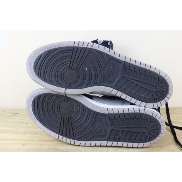 Nike Sneakers Mens 13 Air Jordan 1 Zoom CMFT High Black Gray CT0978-001 Athletic - Picture 9 of 10